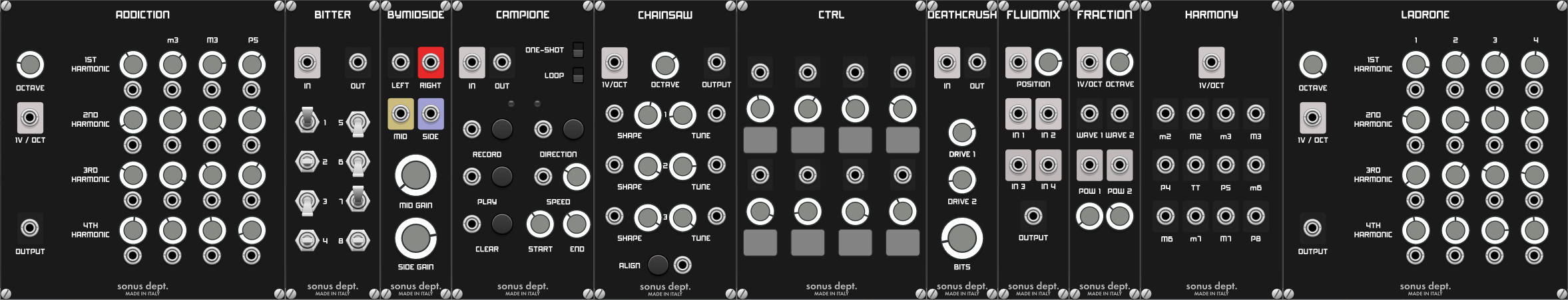 Open source synth modules for VCV Rack